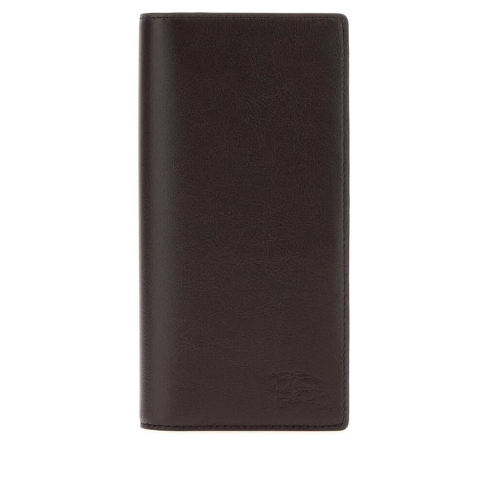 Burberry Men Chocolate Leather Wallet